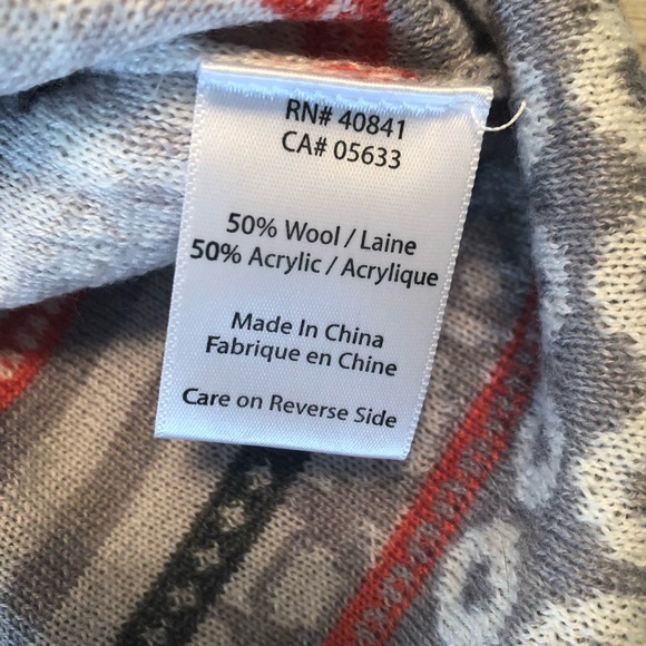 ICELANDIC DESIGN Chloe Knit Wool Mini Skirt Gray Size M NWT - Picture 5 of 5